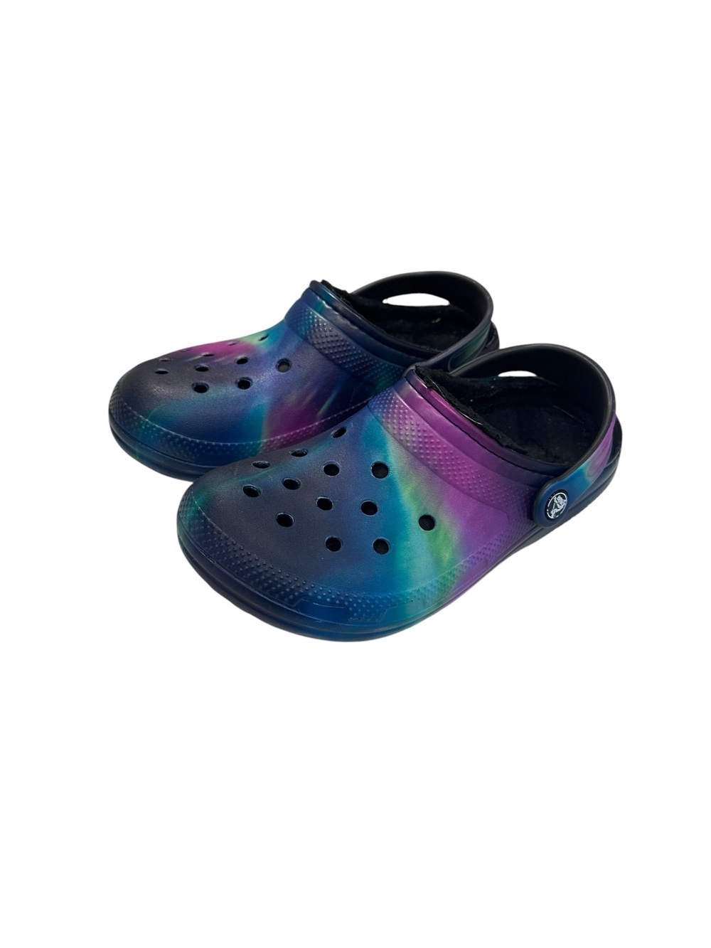 Crocs Unisex Classic Lined Out of This World Clogs Shoes Size Men 5 Women 7 - Picture 2 of 9